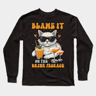 Blame It On The Drink Package Long Sleeve T-Shirt